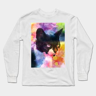 Black Cat Long Sleeve T-Shirt